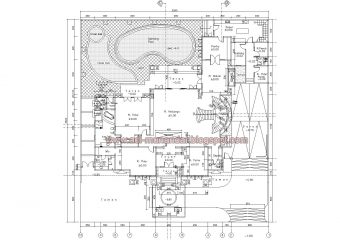 Sketsa Atau Denah Rumah Mewah Jakarta