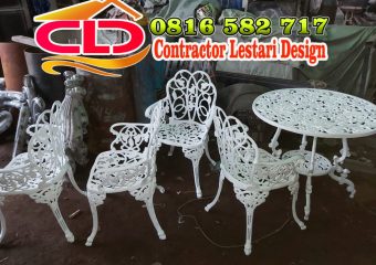 KURSI TAMAN MODEL BESI TEMPA