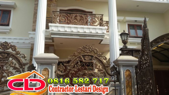 pagar besi tempa,pagar mewah,pagar klasik mewah