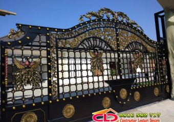 PINTU GERBANG BESI TEMPA