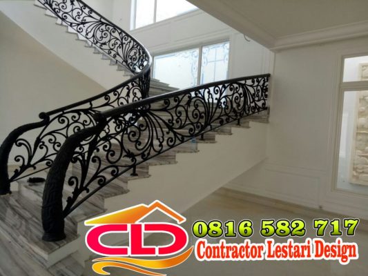 railing mewah, railing klasik,railing moderen klasik,railing tanngga