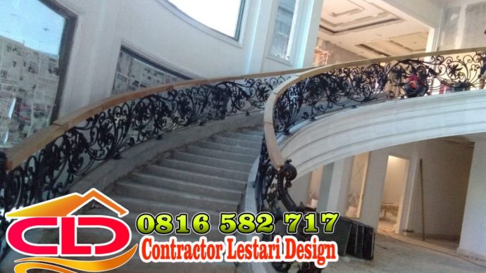 railing rumah mewah jakarta,railing jakarta,model railing klasik