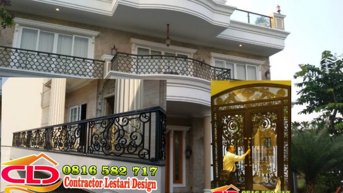 railing tangga mewah,railing tangga klasik,railing tempa mewah,railing tangga