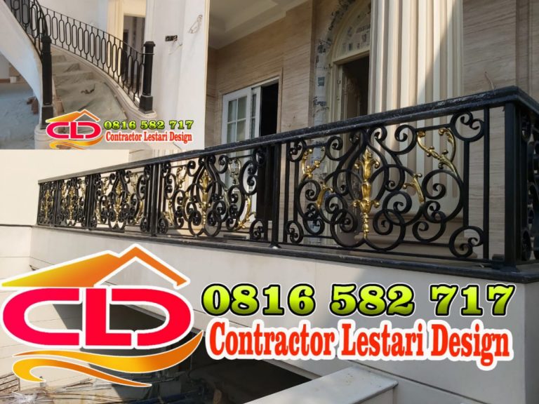 spesialis balkon,balkon railing rumah mewah jakarta,balkon mewah