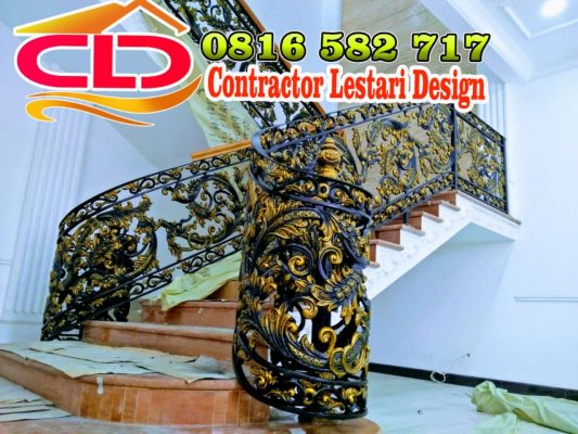 railing klasik,railing besi tempa,railing besi klasik