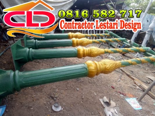 produksi tiang lampu antik, tiang lampu taman, tiang lampu untuk taman, jasa untuk pembuatan lampu taman