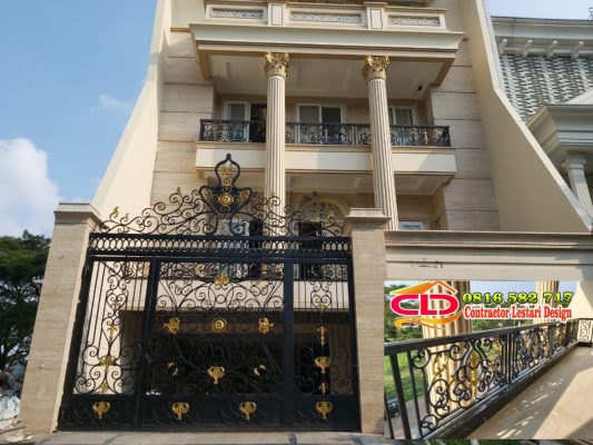 railing besi tempa,railing mewah jakarta,jenis railing klasik,contoh railing klasik mewah
