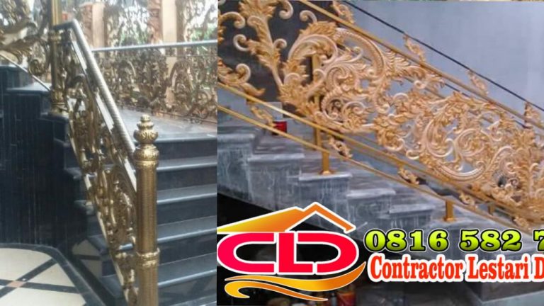 railing tangga jakarta,railing tangga cinbubur,railing tangga tempa mewah