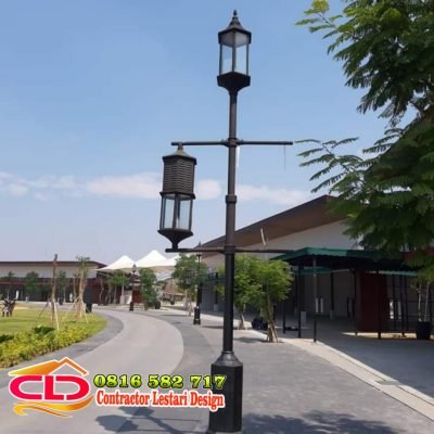 tiang lampu taman minimalis,lampu pju minimalis,jenis lampu taman