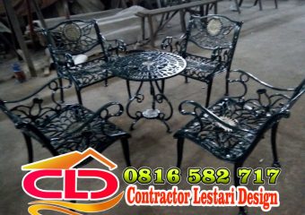 JUAL KURSI TAMAN BESI TEMPA SAMARINDA