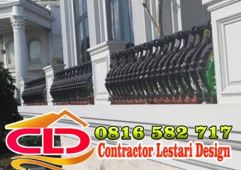 pagar besi tempa,pagar klasik,besitempa,pagarbesitempa balkon rumah mewah