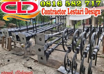 Tiang lampu pju dan pju antik