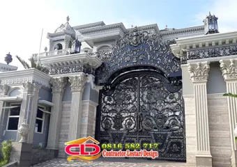 pagar sultan,pagar rumah klasik,besi tempa klasik