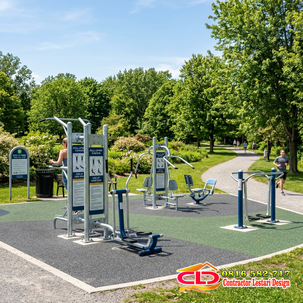 Jasa Pemasangan Alat Fitness Outdoor