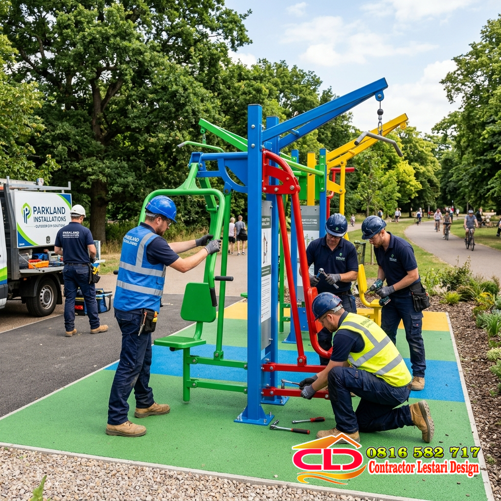 Jasa Pemasangan Alat Fitness Outdoor