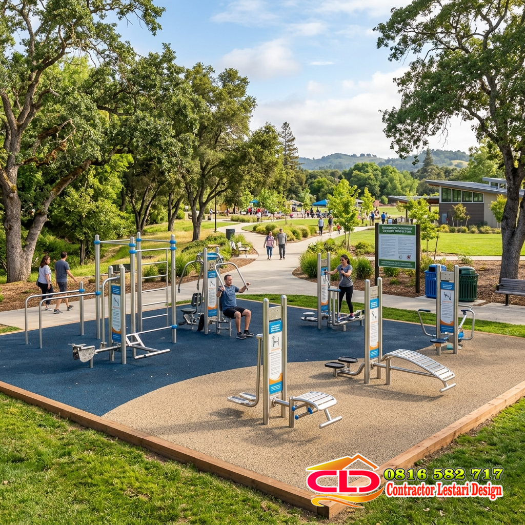 Jasa Pemasangan Alat Fitness Outdoor